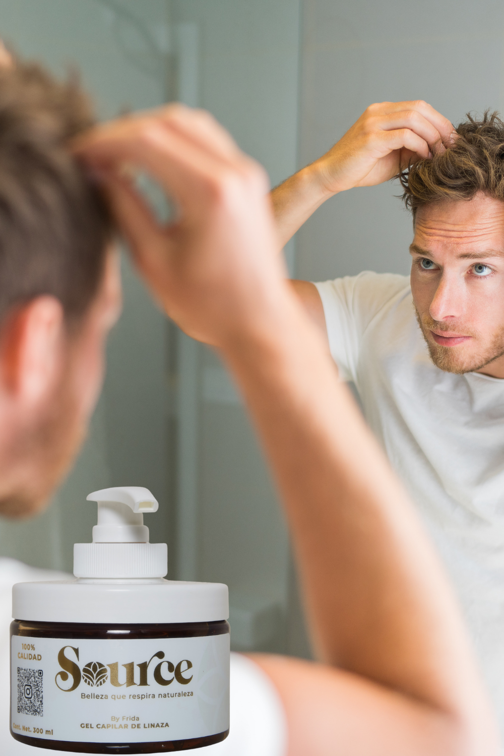 Flaxseed Hair Gel with Natural Shine & Hold